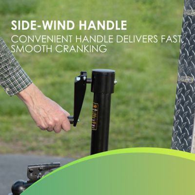 Image showing  2,000 lb. Sidewind A-Frame Turbo Jack, Manual or Drill Power, 10201098