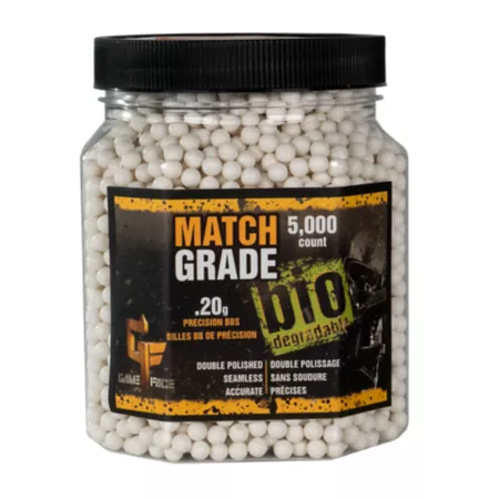 GameFace Match Grade Airsoft Ammo 5 000 ct 20GBW5J Pellets & BB's