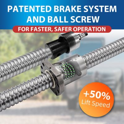 Image showing  5,000 lb. Capacity Electric Trailer Jack with Hard-Wiring Heavy-Duty Power Jack for RVs & Large Trailers, 10201091