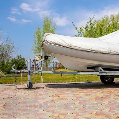 Image showing 1 th TruxMate 1,500 lb. Capacity Power Drill-Driven Marine Jack Lightweight, Corrosion-Resistant for Boats & Trailers, 210483399
