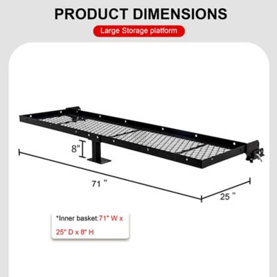 Image showing  200 lb. Space-Saving RV Storage Rack with Mounting Kits, Heavy-Duty Storage Solution for RVs and Trailers