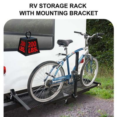 Image showing  200 lb. Space-Saving RV Storage Rack with Mounting Kits, Heavy-Duty Storage Solution for RVs and Trailers
