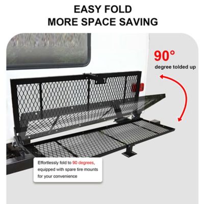 Image showing  200 lb. Space-Saving RV Storage Rack with Mounting Kits, Heavy-Duty Storage Solution for RVs and Trailers