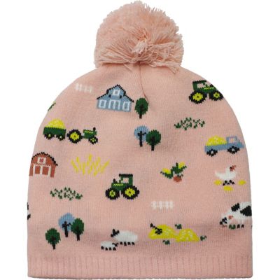 John Deere Girls' Winter Hat, Pink