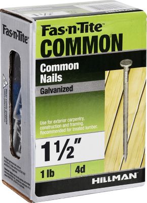 Image showing  1-1/2 in. Fas-N-Tite Hot Dipped Galvanized Common Nails, 1 lb.