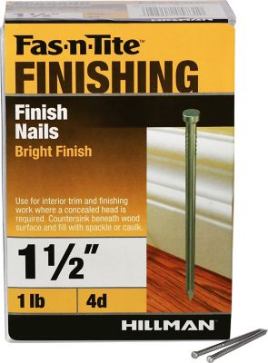 Hillman Fas-N-Tite Bright Finish Nails (1-1/2 in.) - 1lb