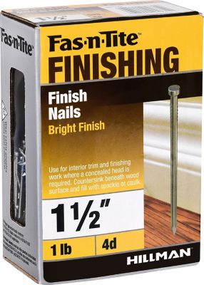 Image showing  Fas-N-Tite Bright Finish Nails (1-1/2 in.) - 1lb