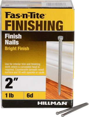 Hillman Fas-N-Tite Bright Finish Nails (2 in.) - 1lb