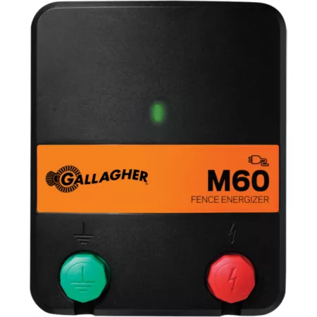 Gallagher M60 Mains Fence Energizer 0.34 Joule 3 Mile Electric Fence Chargers