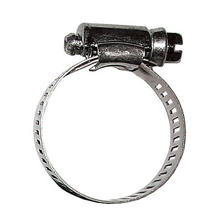 Fimco 5/6 in. Wide Stainless Steel Sprayer Hose Clamp for 3/8 in. to 1/2 in. ID Hoses
