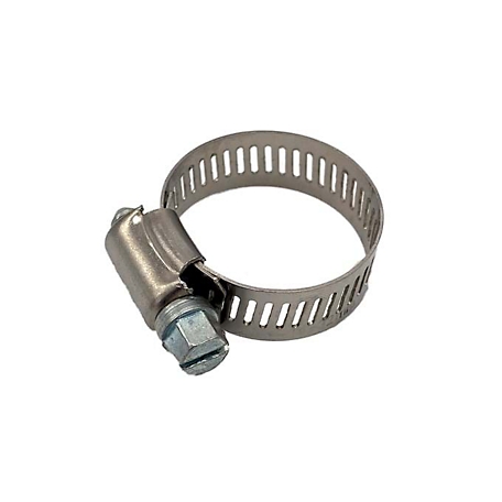 Fimco 1/2 in. Wide Stainless Steel Sprayer Hose Clamp for 3/4 in. to 1 in. ID Hoses
