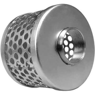 Green Leaf Inc. 1-1/2 in. Zinc-Plated Round Hole Basket Strainer