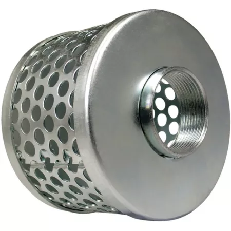 Green Leaf Inc 2 in Zinc Plated Round Hole Basket Strainer Ag Sprayer Valves & Strainers