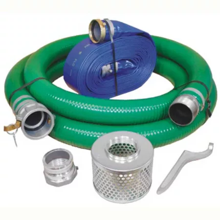 Abbott Rubber Water Pump Suction/Transfer Hose Kit with Accessories 3 in ID Pump Parts & Accessories