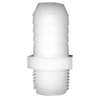 Green Leaf Inc. 3/8 in. MPT x 1/4 in. Barb Nylon Straight Hose Adapter -  48760