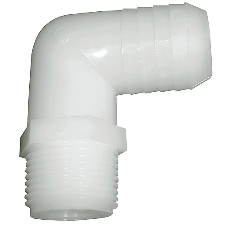 Green Leaf Inc. 3/4 in. MPT x 3/8 in. Nylon Barb Hose Fitting with 90 Degree Elbow