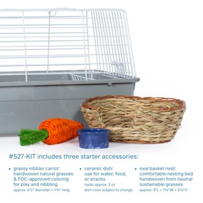 Image showing  1-Story Indoor Pet Rabbit Starter Cage Kit, 14 in. x 24 in. x 17 in.