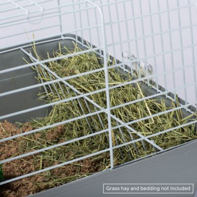 Image showing  1-Story Indoor Pet Rabbit Starter Cage Kit, 14 in. x 24 in. x 17 in.