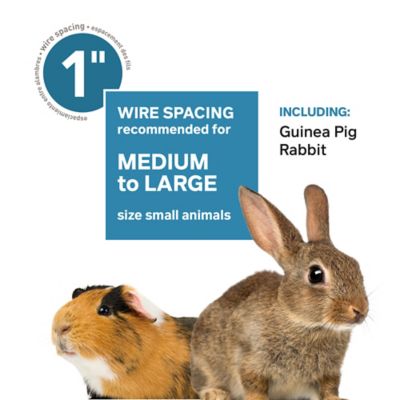 Image showing 8 th Prevue Pet Products 1-Story Indoor Pet Rabbit Starter Cage Kit, 14 in. x 24 in. x 17 in.