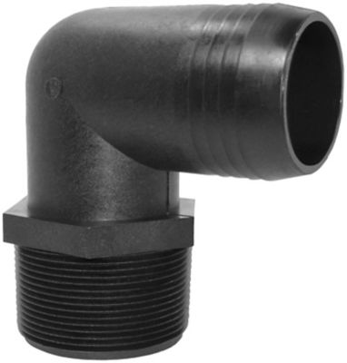 Green Leaf Inc. 1 in. MPT x 3/4 in. Barb Hose Fitting Nylon 90 Degree Elbow