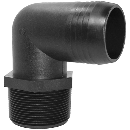 Green Leaf Inc. 1 in. MPT x 3/4 in. Barb Hose Fitting Nylon 90 Degree Elbow