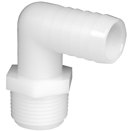 Green Leaf Inc. 3/4 in. MPT x 3/4 in. Nylon Barb Hose Fitting with 90 Degree Elbow
