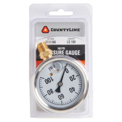 Image showing  100 PSI Liquid Pressure Gauge