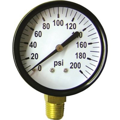 CountyLine 200 PSI Standard Pressure Gauge