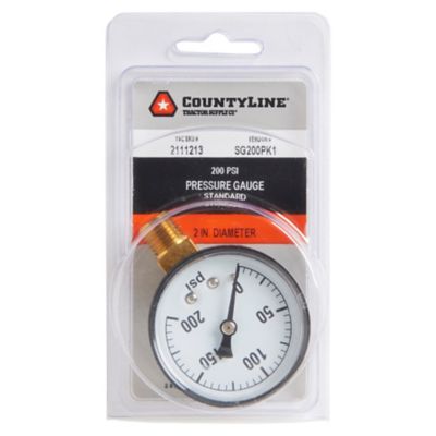 Image showing  200 PSI Standard Pressure Gauge