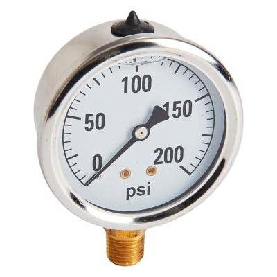 CountyLine 200 PSI Liquid Pressure Gauge