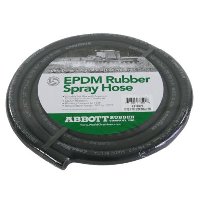 Abbott Rubber 1/4 in. x 10 ft. EPDM Rubber Spray Hose, 150 PSI