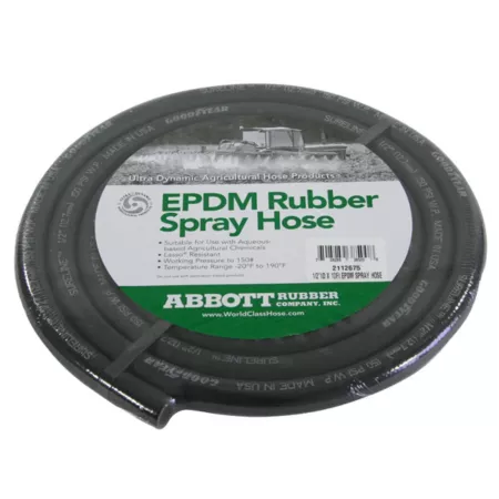 Abbott Rubber 1/4 in x 10 ft EPDM Rubber Spray Hose 150 PSI Ag Sprayer Hoses