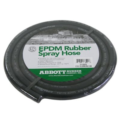 Abbott Rubber 3/4 in. x 10 ft. 150 PSI EPDM Rubber Spray Hose Appears to be a good hose