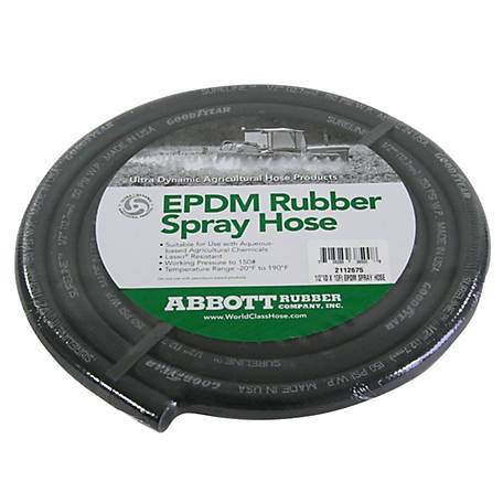 EPDM 2 Braid Air Hoses 3/8 x 25 Rubber Milton Industries 1632 