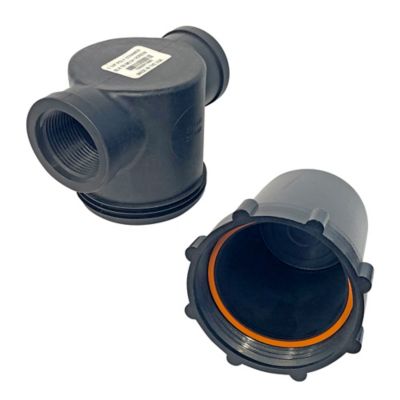 Image showing  1-1/4 in. Polypropylene Line Strainer with 50 Mesh Stainless Steel Screen