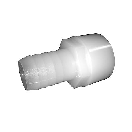 Barb Tubing x FPT Reducing Tee Adapter-Barb Size:1"-FPT Size:3/4" 