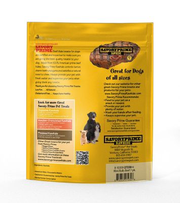 Image showing  American Mini Beef Retriever Rolls for Dogs, 7 pk.