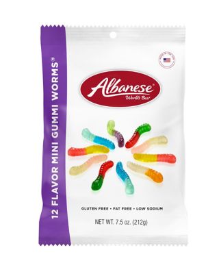 Albanese World's Best Gummy Worms Mini, 7.5 oz.