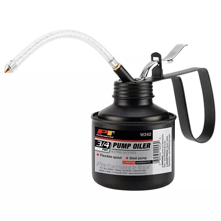 Wilmar 12 oz Pump oiler with flexible nozzle Oil Cans