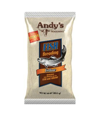 Andy's Seasoning Fish Breading Yellow 10 oz./13 oz.