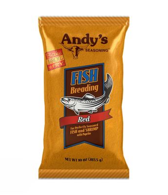 Andy's Seasoning Fish Breading Red 10 oz./13 oz.