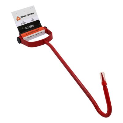 Image showing  17 in. Extra-Long Hay Hook, Red