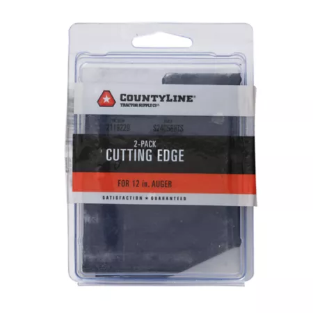 CountyLine Cutting Edges for 12" Augers 2 Pack Tractor Post Hole Diggers