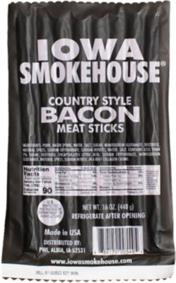 Iowa Smokehouse Country Style Bacon Meat Stick, 16 oz.