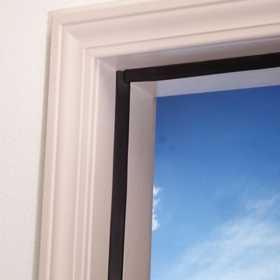 Image showing 5/8 in. x 1 in. x 84 in. Premium Rubber Top and Sides Door Seal, Brown