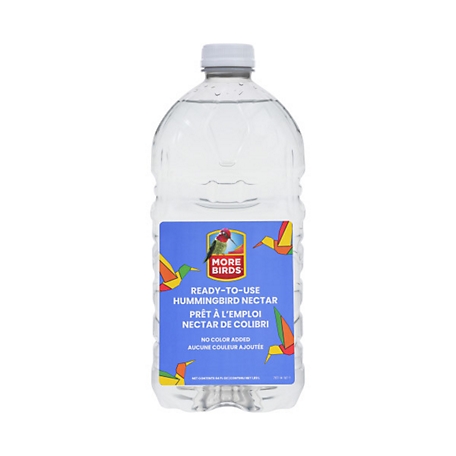 More Birds All-Natural Clear Ready-to-Use Hummingbird Nectar, 64 oz.
