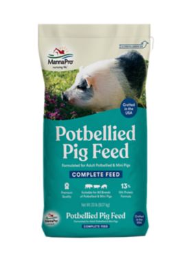 Manna Pro Pelleted Pot Belly Pig Feed, 20 lb. Bag