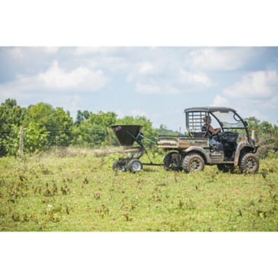 Image showing  300 lb. Capacity Farm and Ranch Equipment ATV 5-Bushel Pull-Behind Spreader/Trail Feeder