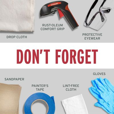 Image showing 9 th Rust-Oleum 24 oz. White Stops Rust TURBO Spray System Spray Paint, Gloss