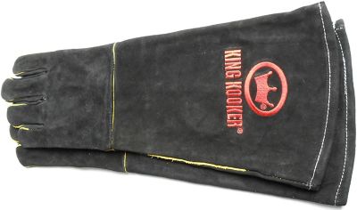 King Kooker 16 in. Leather Cooking Gloves